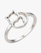 Anillo de Plata .925, Cat'S Love, Miow