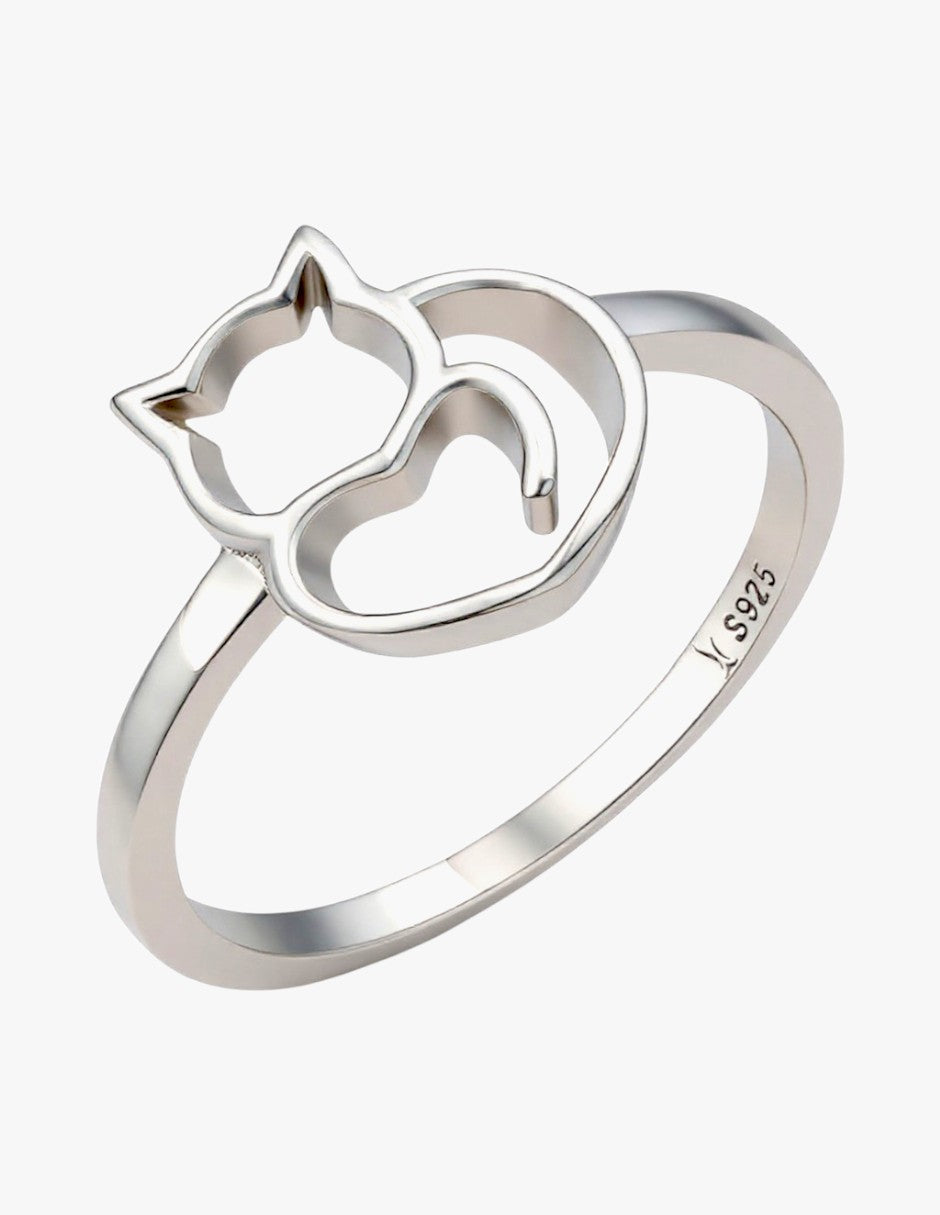 Anillo de Plata .925, Cat'S Love, Miow