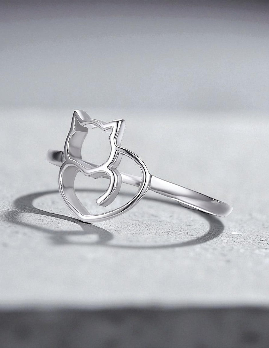 Anillo de Plata .925, Cat'S Love, Miow