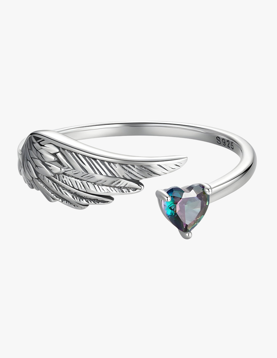 Anillo de Corazón, Plata .925, Ame Glam Pop
