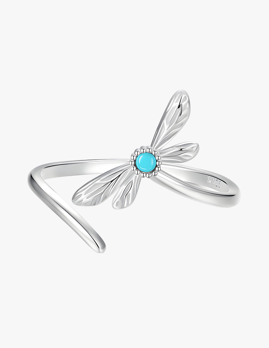 Anillo de Libélula, Plata .925, Ame Glam Pop