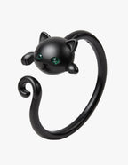 Anillo de Plata .925, Spiral Cat, Miow