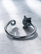 Anillo de Plata .925, Spiral Cat, Miow