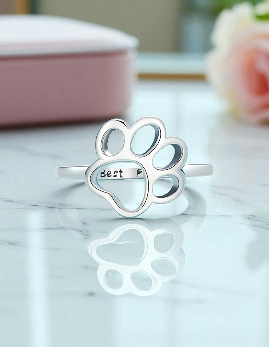 Anillo de Plata .925, Footprint, Miow
