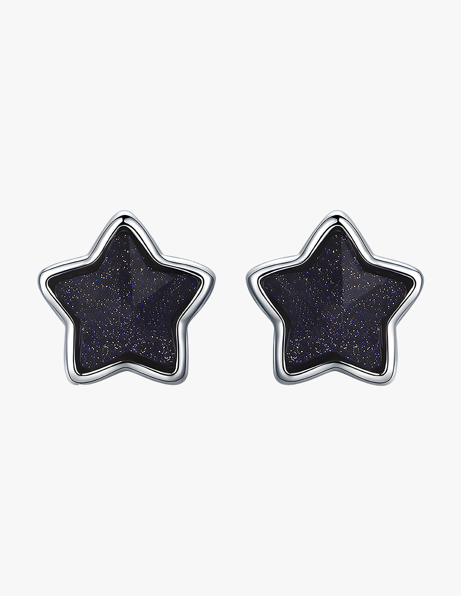 Aretes de Estrella, Plata .925, Ame Glam Pop