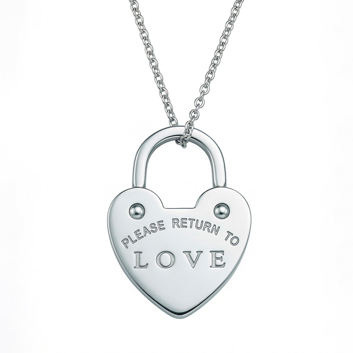 Collar Corazon Candado, Acero Inoxidable, Glam Pop Fantasy