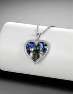 Collar de Plata .925, Cat  Abalone Shell, Miow