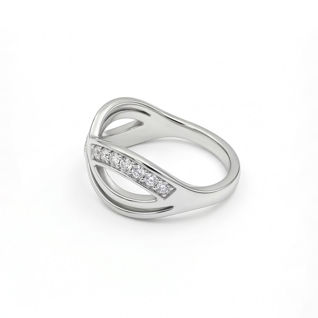Anillo Infinito, Acero Inoxidable, Ame Glam Pop Fantasy