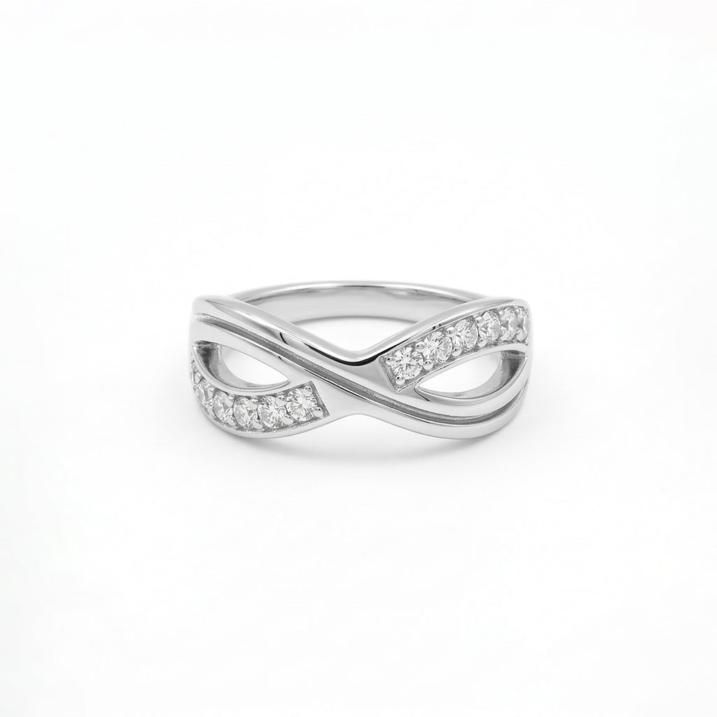 Anillo Infinito, Acero Inoxidable, Ame Glam Pop Fantasy