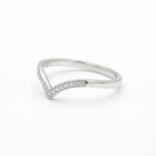 Anillo Chevron, Acero Inoxidable, Ame Glam Pop Fantasy