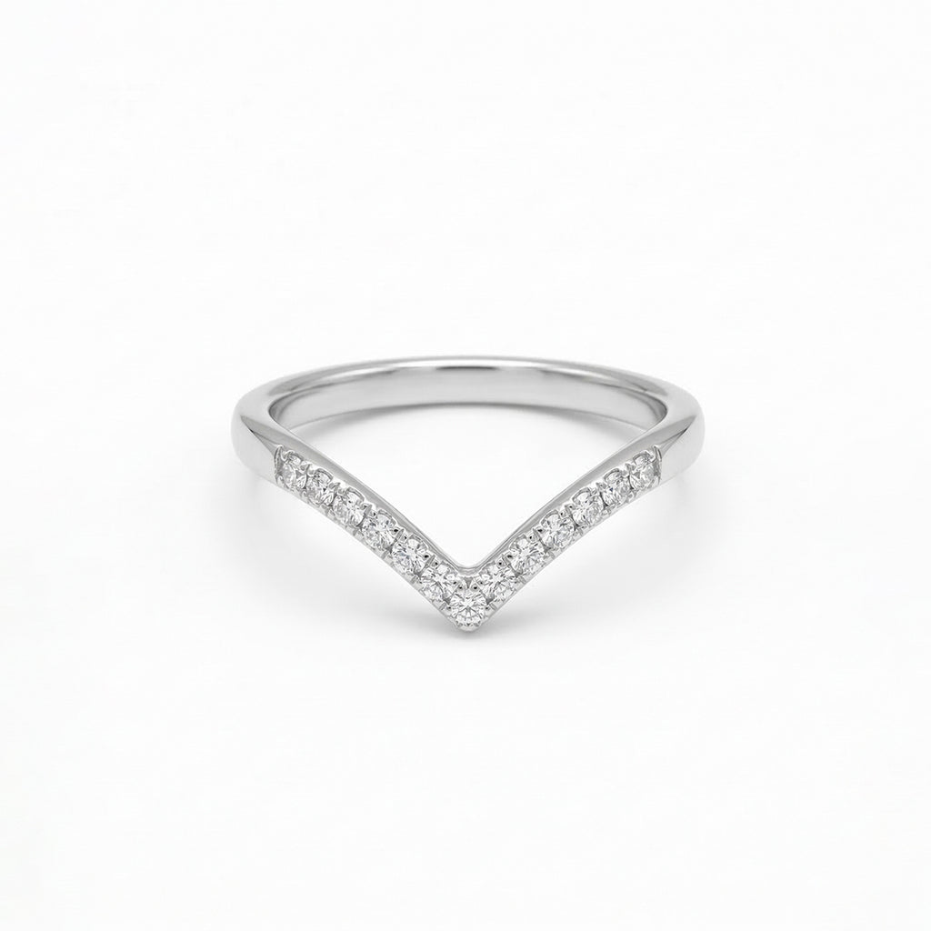Anillo Chevron, Acero Inoxidable, Ame Glam Pop Fantasy