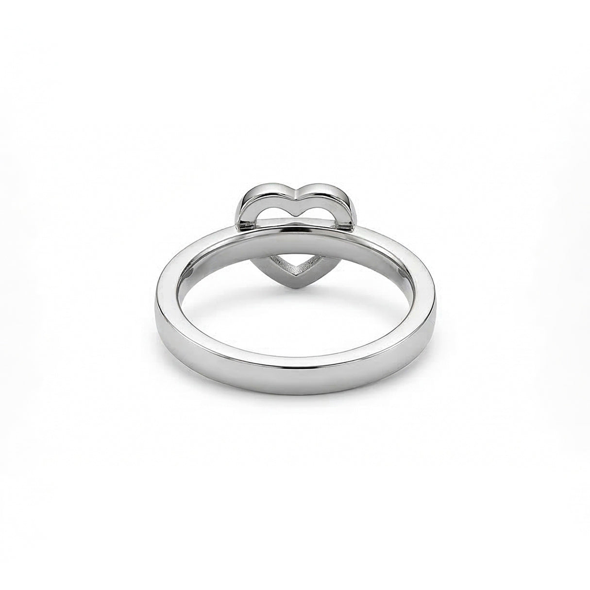 Anillo Corazón, Acero Inoxidable, Ame Glam Pop Fantasy