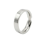 Anillo Wave con Pavé de Zirconias, Acero Inoxidable, Ame Glam Pop Fantasy