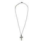 Collar Cruz Con El Padre, Acero Inoxidable, Glam Pop Fantasy