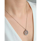 Collar Corazon Encapsulado, Acero Inoxidable, Glam Pop Fantasy