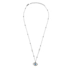 Collar Ojo Con Piedras Con, Acero Inoxidable, Glam Pop Fantasy