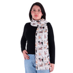 Pashmina Cat Paintings Blanco, Miow