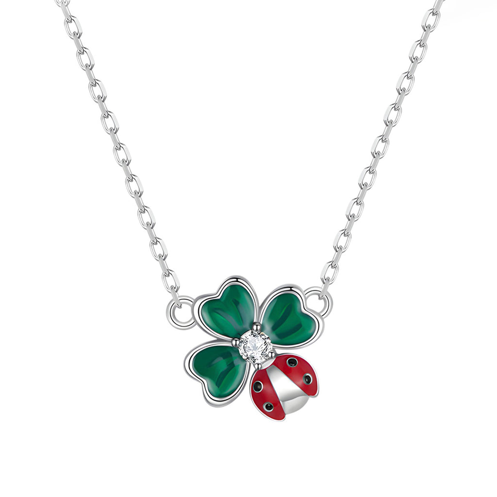 Collar de Trébol, Plata .925, Ame Glam Pop