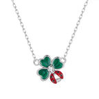 Collar de Trébol, Plata .925, Ame Glam Pop