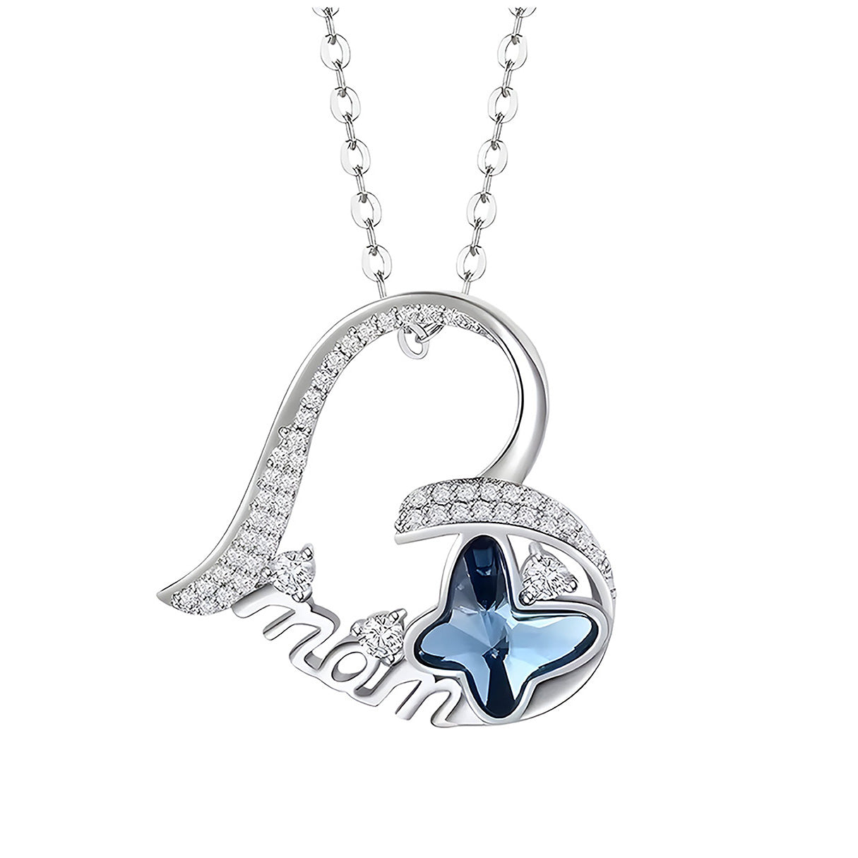 Collar de Corazón, Plata .925, Ame Glam Pop