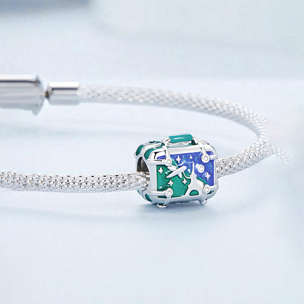 Charm de Maleta, Plata .925, Ame Glam Pop