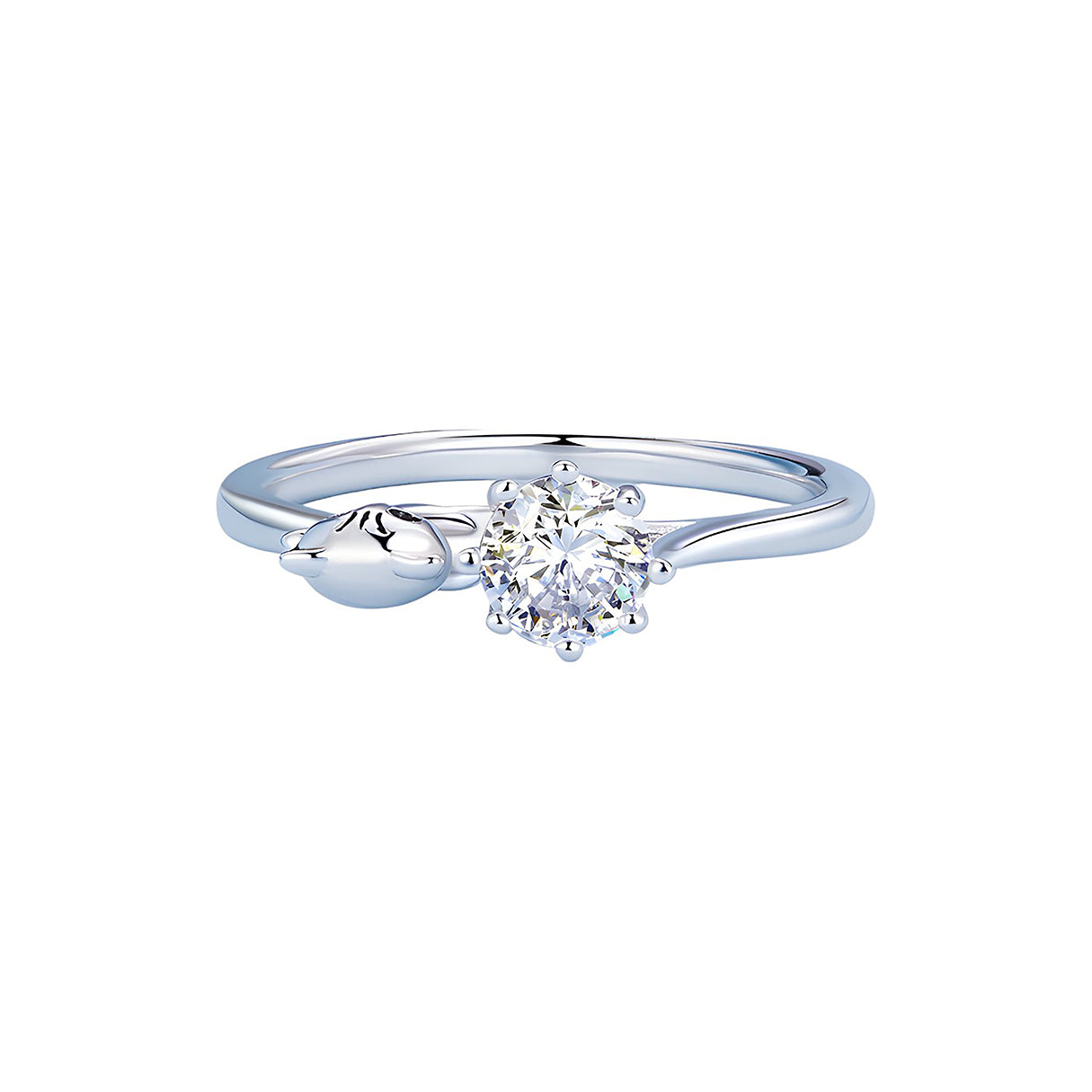 Anillo de Plata .925, Wedding Cat, Miow N°6