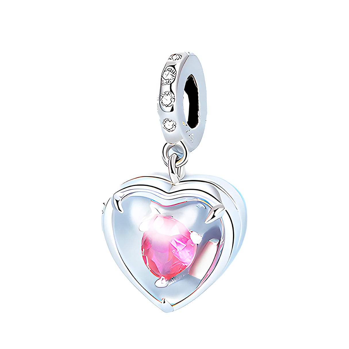 Charm de Corazón, Plata .925, Ame Glam Pop
