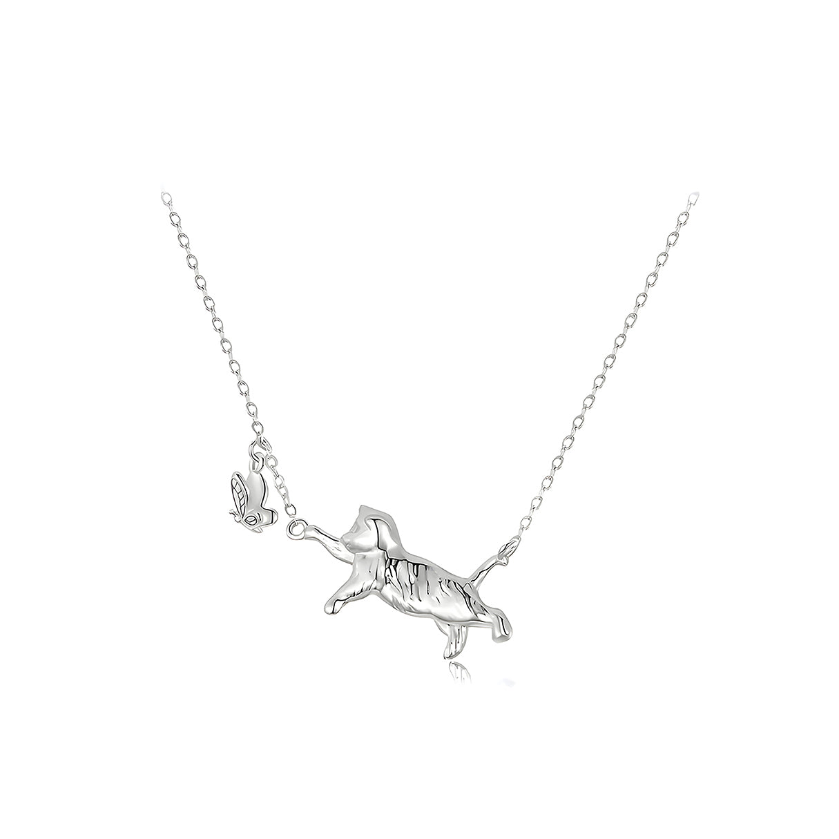 Collar de Plata .925, Butterfly Cat, Miow