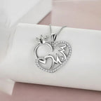 Collar de Corazón, Plata .925, Ame Glam Pop