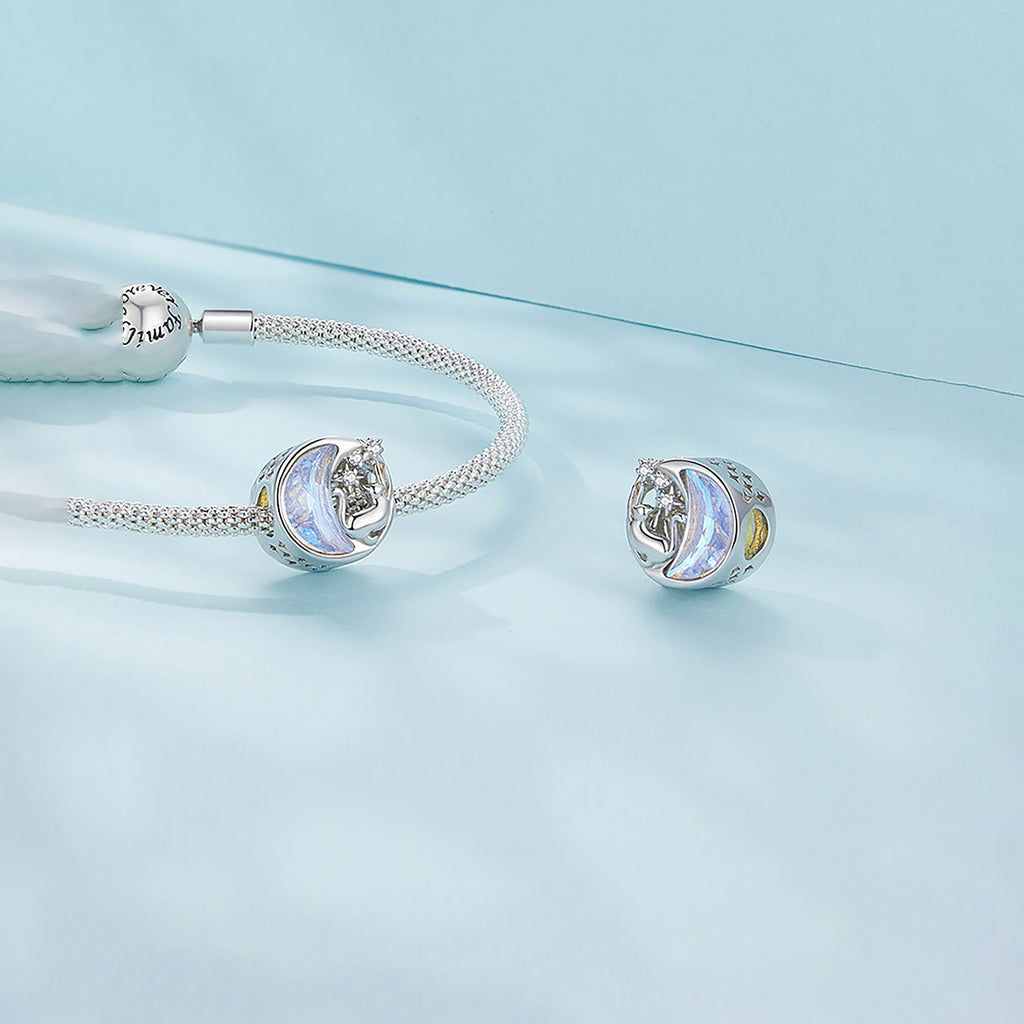 Charm de Plata .925, Cat In The Stars, Miow