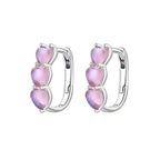 Aretes de Corazón, Plata .925, Ame Glam Pop