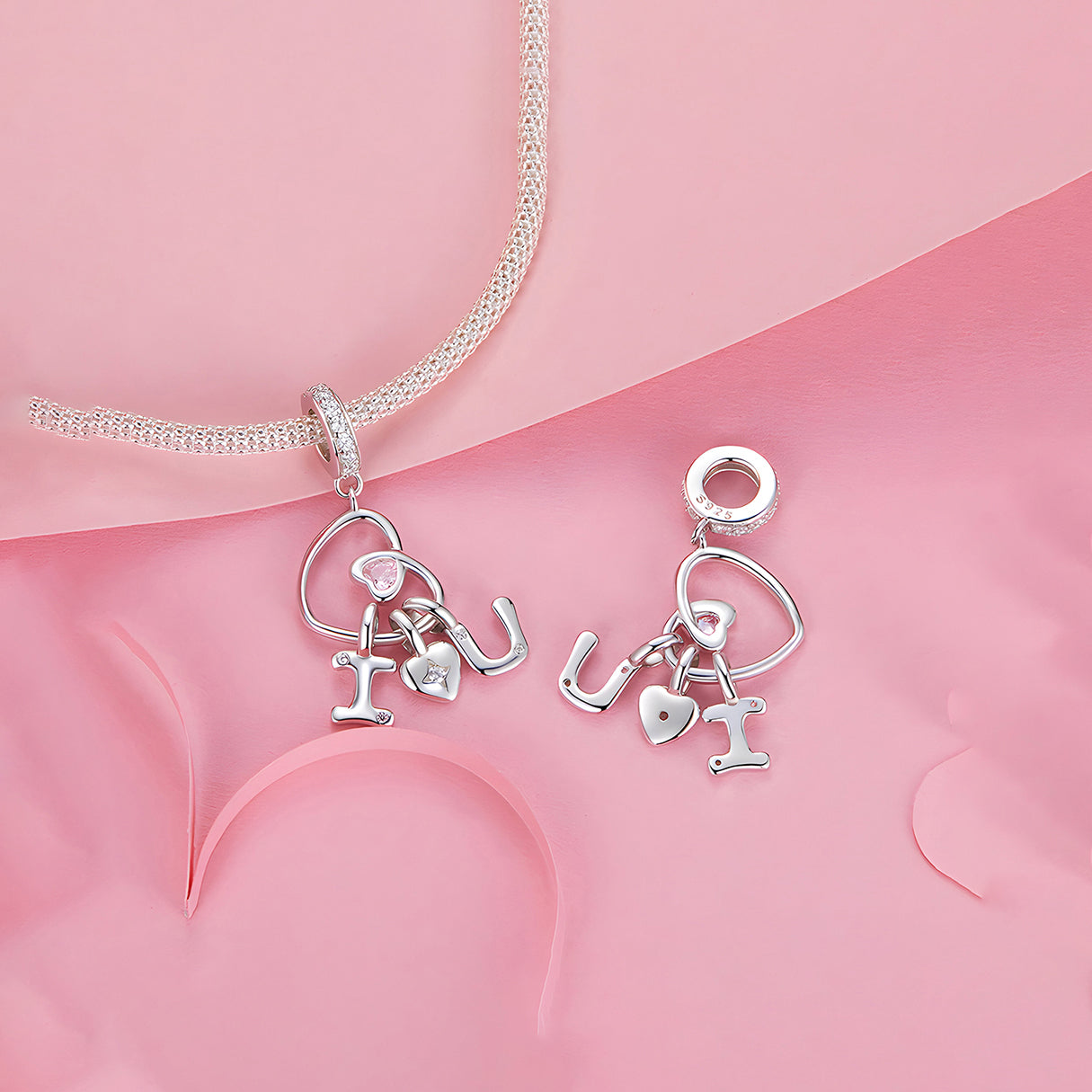 Charm de Corazón, Plata .925, Ame Glam Pop