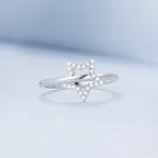 Anillo de Estrella, Plata .925, Ame Glam Pop N°6