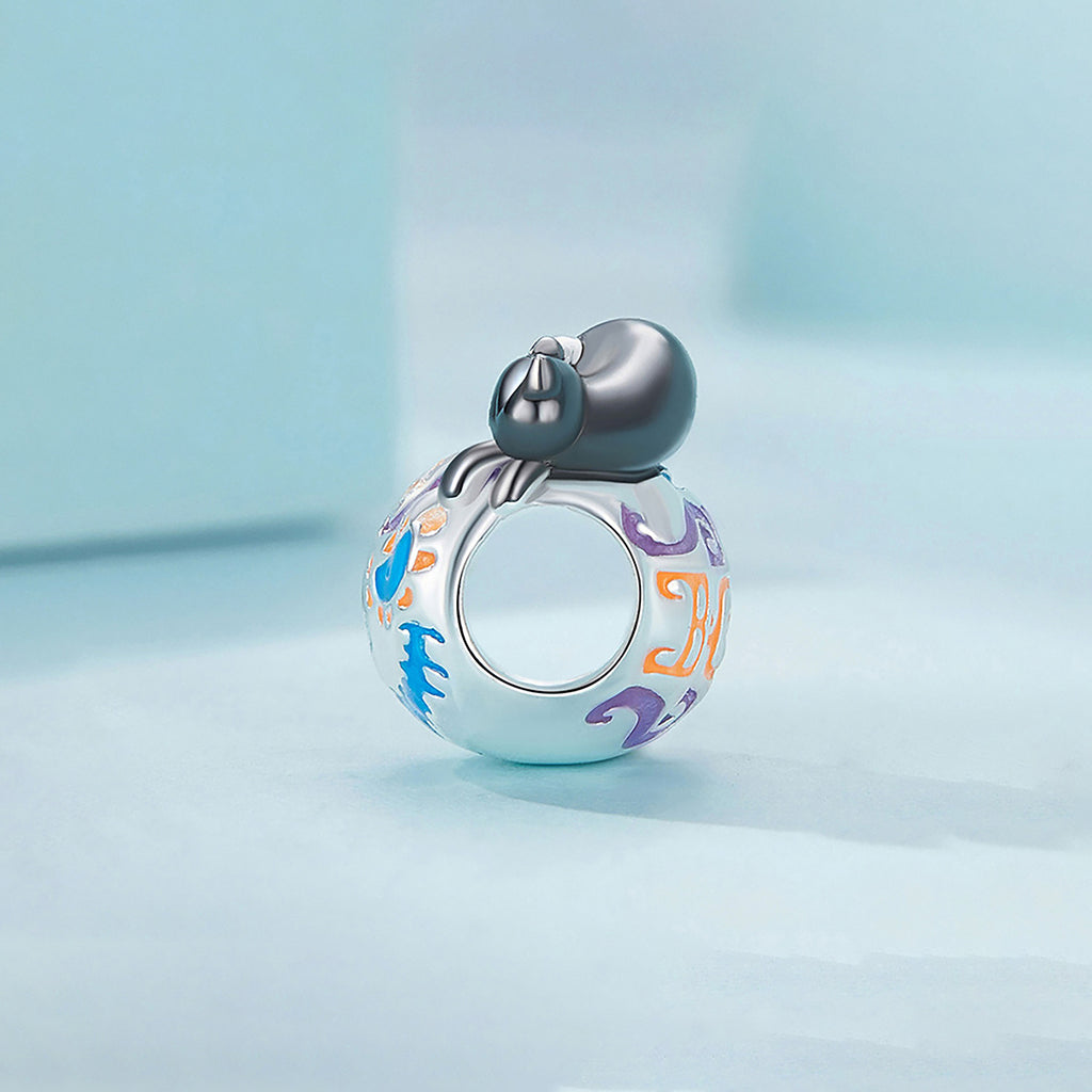 Charm de Plata .925, Scary Cat, Miow