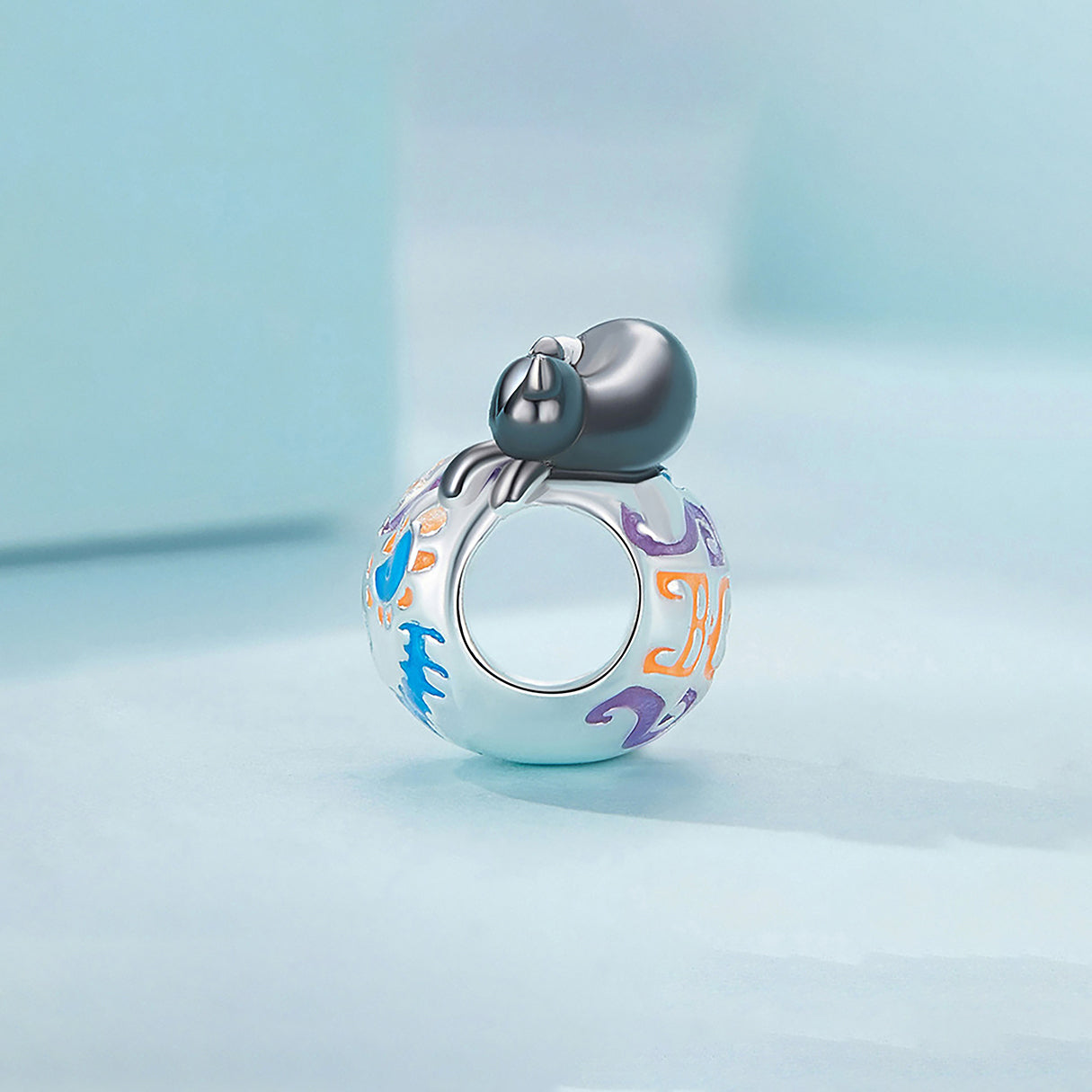 Charm de Plata .925, Scary Cat, Miow