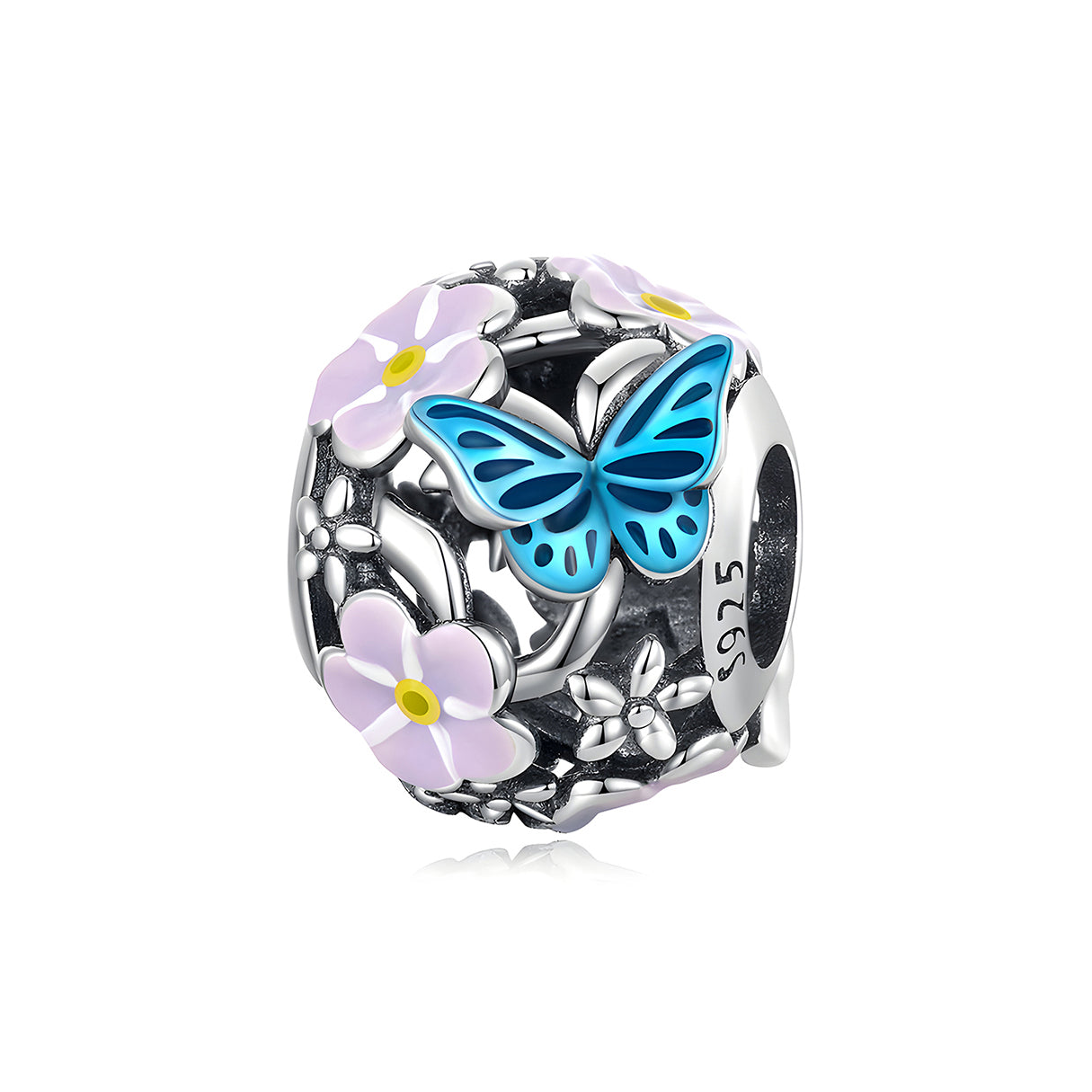 Charm de Flores, Plata .925, Ame Glam Pop