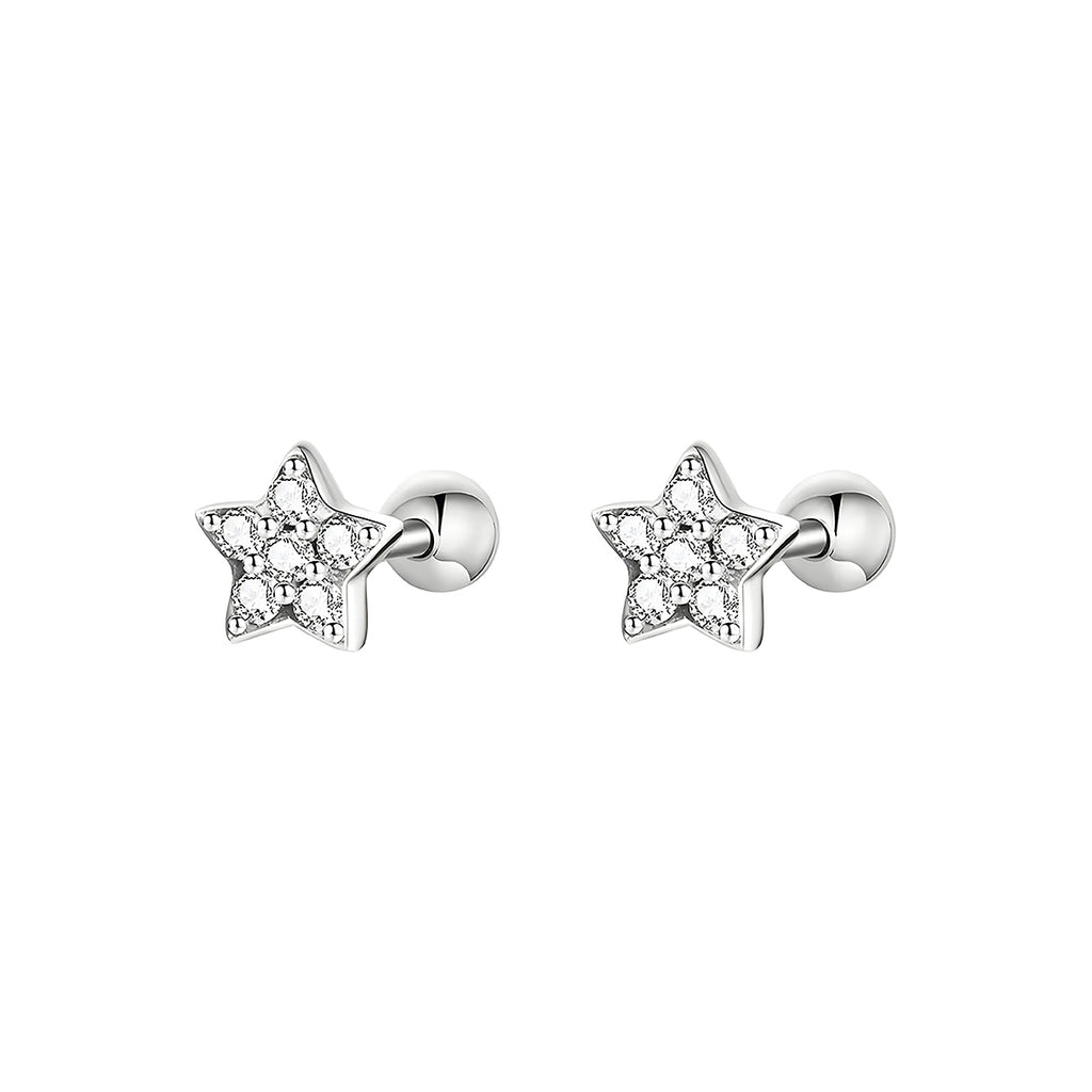 Aretes de Estrella, Plata .925, Ame Glam Pop