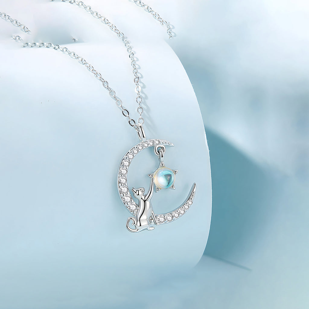Collar de Plata .925, Cat Eye, Miow