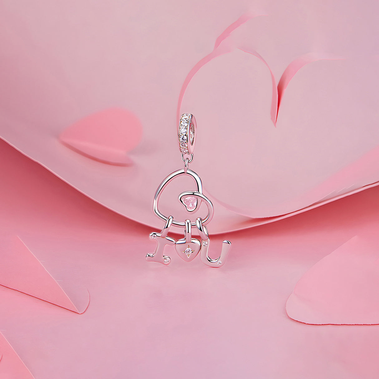 Charm de Corazón, Plata .925, Ame Glam Pop
