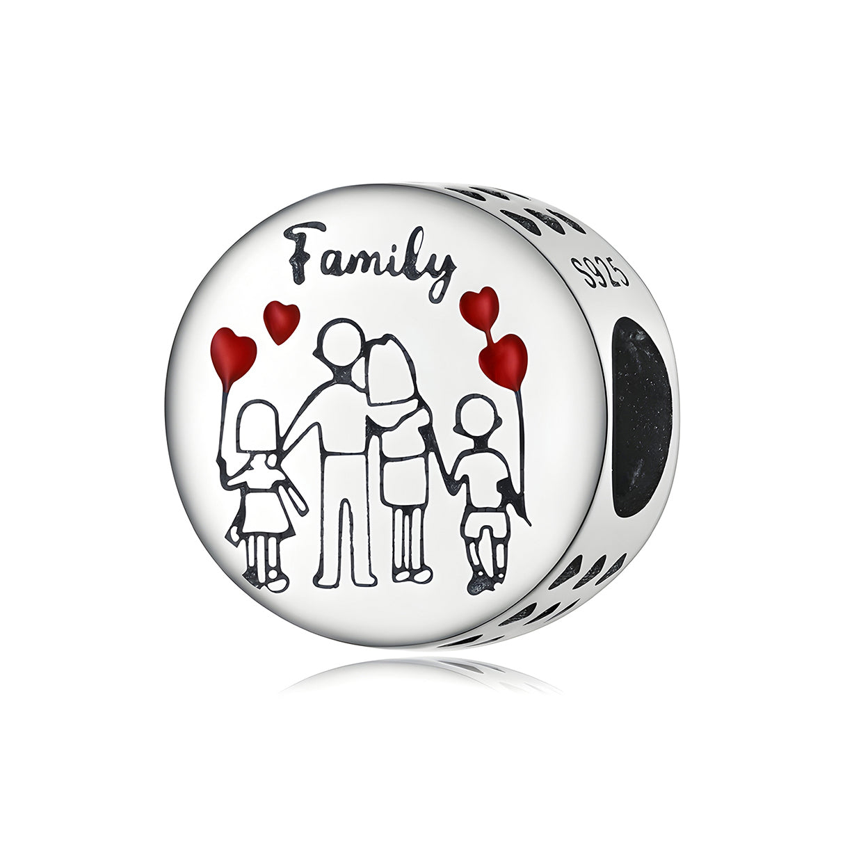 Charm Family Forever, Plata .925, Ame Glam Pop