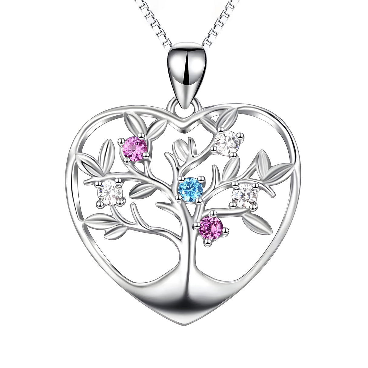 Collar de Árbol de la Vida, Plata .925, Ame Glam Pop