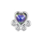 Charm de Plata .925, Footprint Colors, Miow