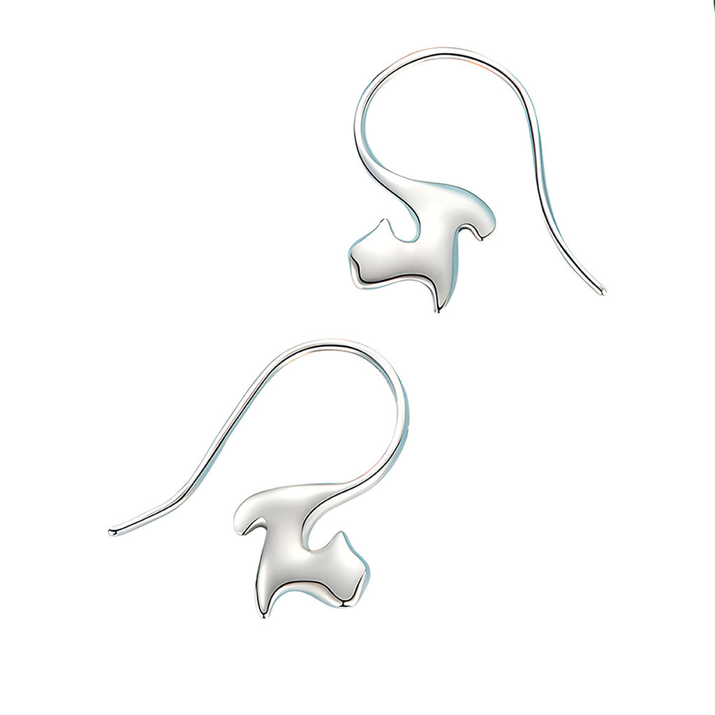 Aretes de Plata .925, Hanging Cats, Miow