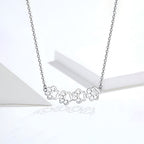Collar de Plata .925, Cat Footprints, Miow