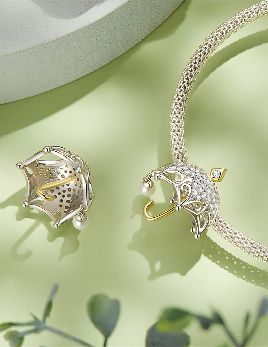 Charm de Sombrilla, Plata .925, Ame Glam Pop