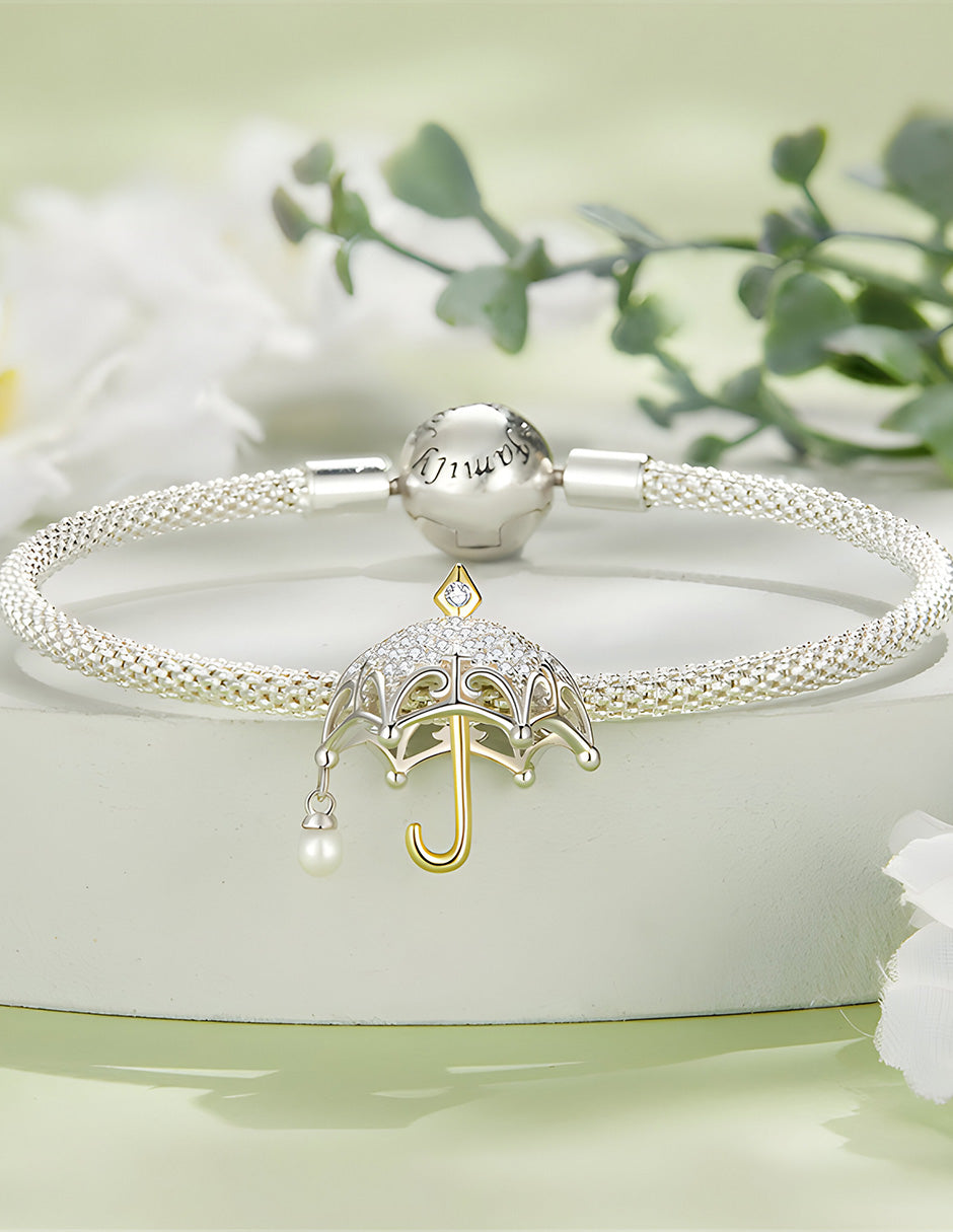 Charm de Sombrilla, Plata .925, Ame Glam Pop