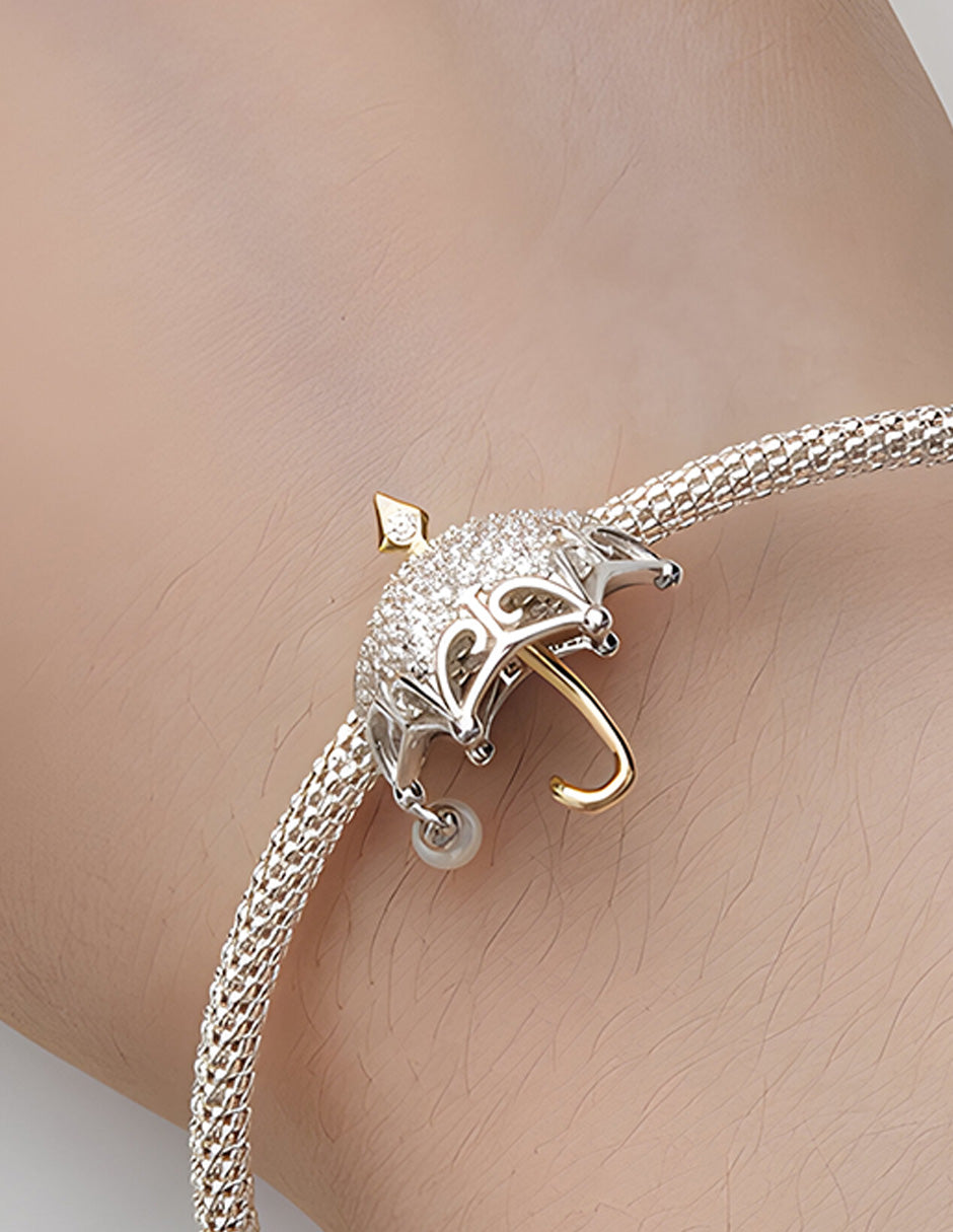 Charm de Sombrilla, Plata .925, Ame Glam Pop
