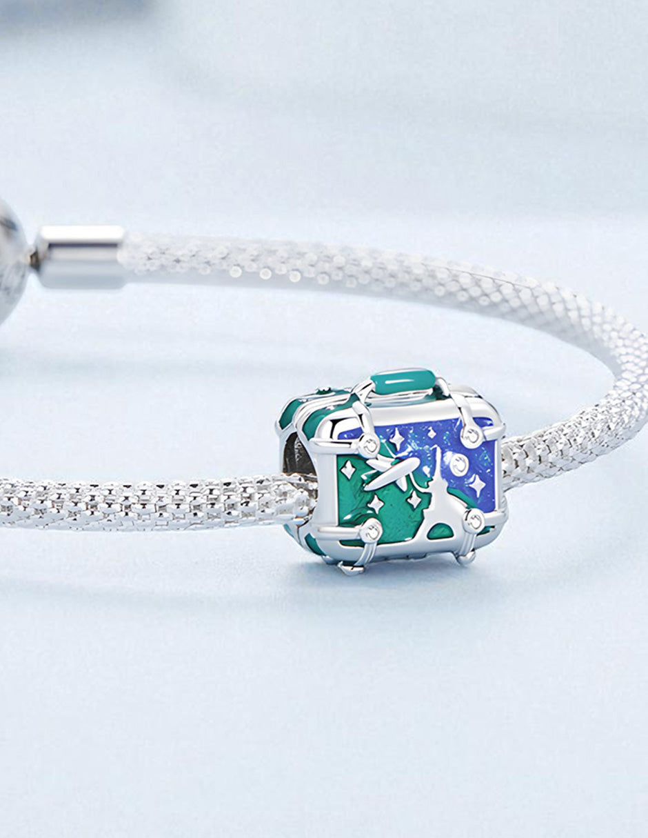 Charm de Maleta, Plata .925, Ame Glam Pop