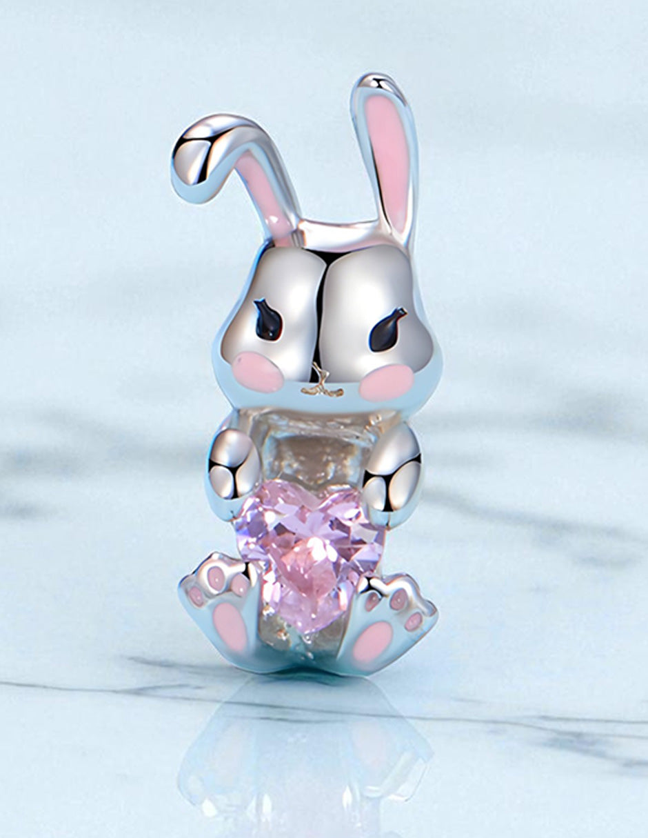 Charm de Conejo, Plata .925, Ame Glam Pop