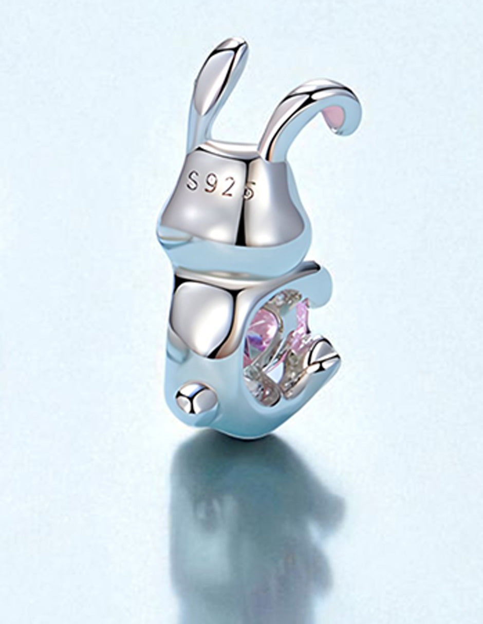 Charm de Conejo, Plata .925, Ame Glam Pop